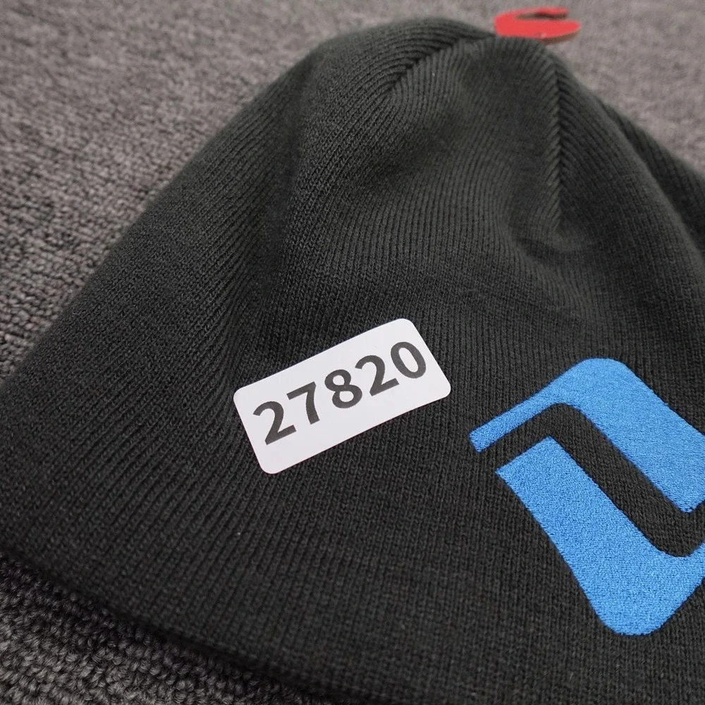 Helly Hansen Hat Beanie Fitted Mens One Size Black Knit Acrylic Winter Warm